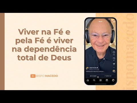 Viver na Fé e pela Fé é viver na dependência total de Deus - Meditação Matinal 16/06/25