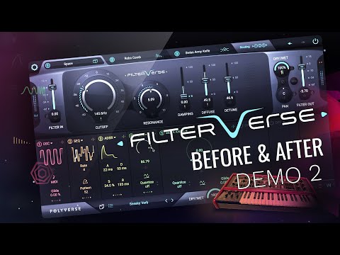 Filterverse  Sneaky Reverb Demo - Just Music No Talk