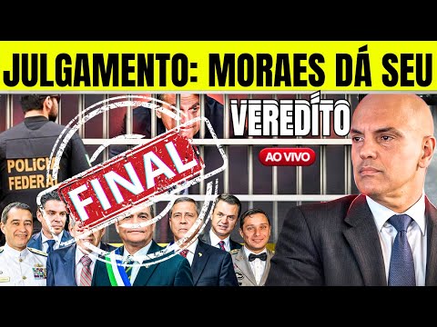 [AO VIVO] 3º DIA: JULGAMENTO DE BOLSONARO! MORAES & DINO DÃO O SEU VEREDÍTO FINAL: CONDENADOS (2x0).
