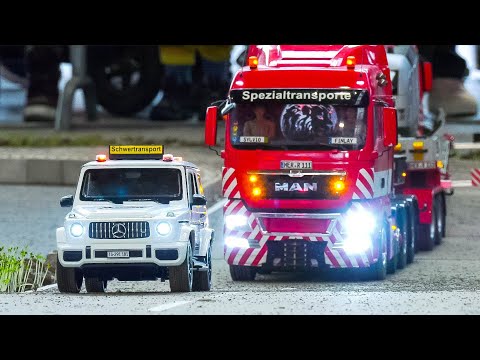Mega Rc Trucks Rc Excavators Rc Machines Rc Construction Zone Action!! Kabolite K350-200 Rc Digger