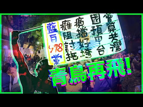 「青鳥再飛」 拒修憲訴法、選罷法！採訪抗議民眾！