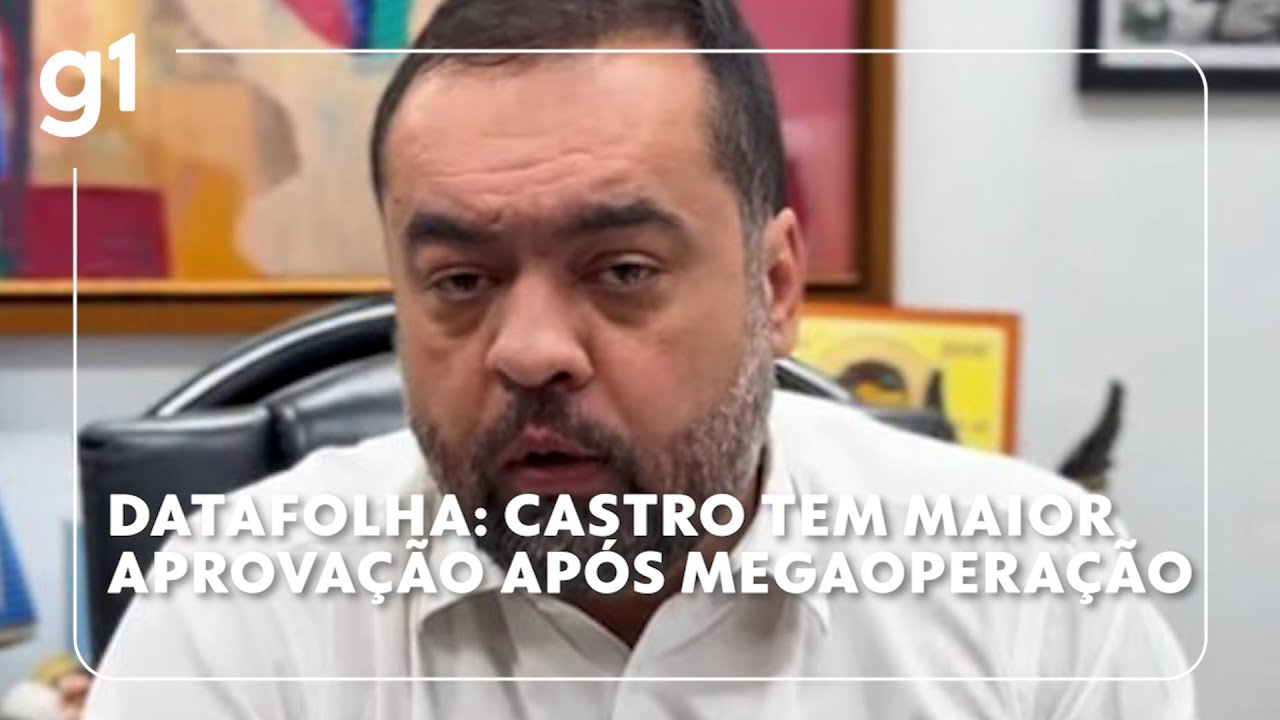 Datafolha: Castro tem maior aprovação após megaoperação nos complexos da Penha e Alemão