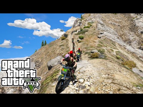 Pasukan Motor Kopassus Turun Gunung Dihadang Teroris || GTA 5 Mod Indonesia