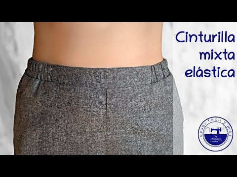 Cinturilla mixta (elastica con frente liso)