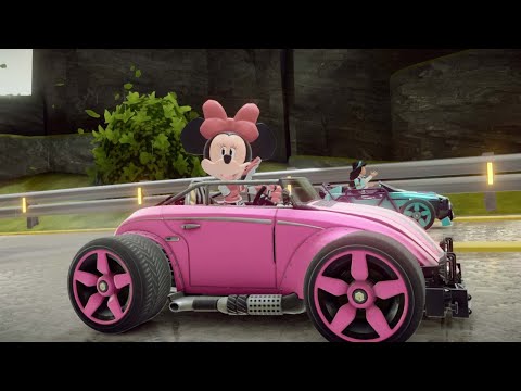 Car Game || Car Stunt Power Race Disney Multiplayer Race 007