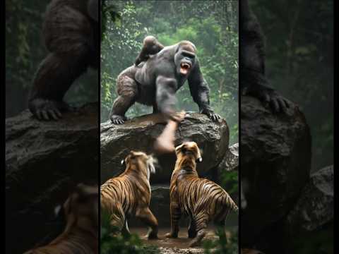 고릴라의 모성애(Protecting the gorilla baby)