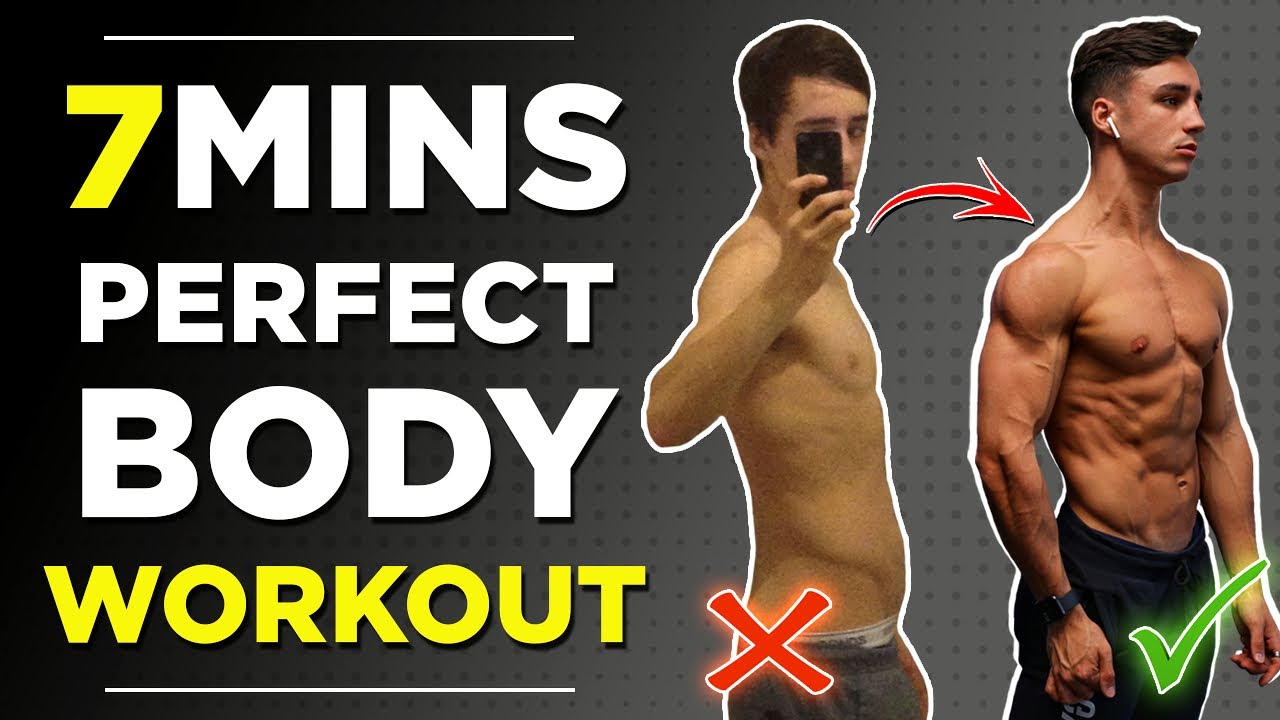 7 min perfect body workout (no equipment bodyweight workout) - Fraser Wilson