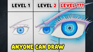 How To Draw Gojo's Eyes At Different Levels | Jujutsu Kaisen