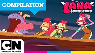 Top 8 Best Quests and Adventures | Lana Longbeard | Cartoon Network UK