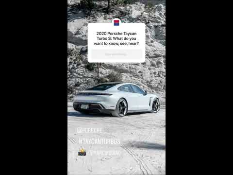 2020 Porsche Taycan Turbo S Instagram Q&A