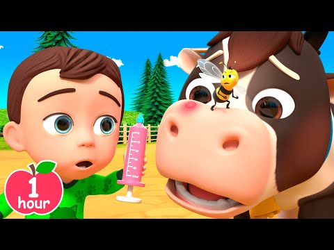 Boo Boo Animals Song (Farm Version) - Lalafun Nursery Rhymes & Kids Songs