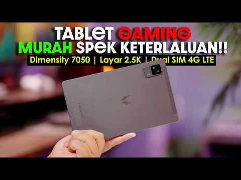 Langsung LUDES‼️Tablet Gaming MURAH Spek KETERLALUAN⚡ Dimensity 7050 • Layar 2.5K 📱 Dual SIM 4G LTE