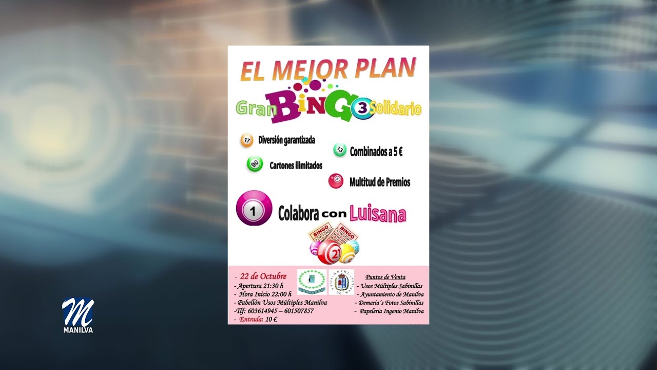 Luisana organiza un Gran Bingo Solidario