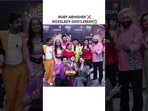 RubyShek sharing the cutest sibling bondโค๏ธ #rubinadilaik #abhishekkumar #laughterchef #rubiholics
