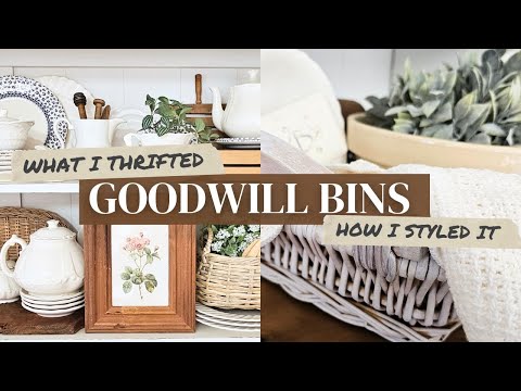 Best 10 Thrifted Finds Styled Beautifully • Goodwill Bins Haul • What I Thrifted and How I Styled It