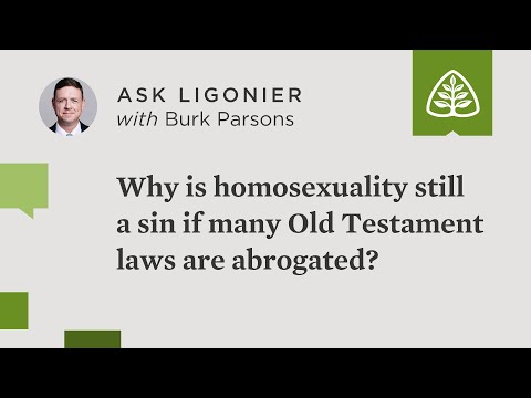 Why do we still consider homosexuality a sin if so many Old Testament laws have been abrogated?