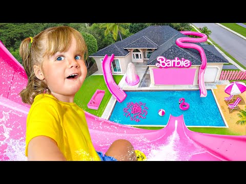I Built a Barbie Waterpark In My House!