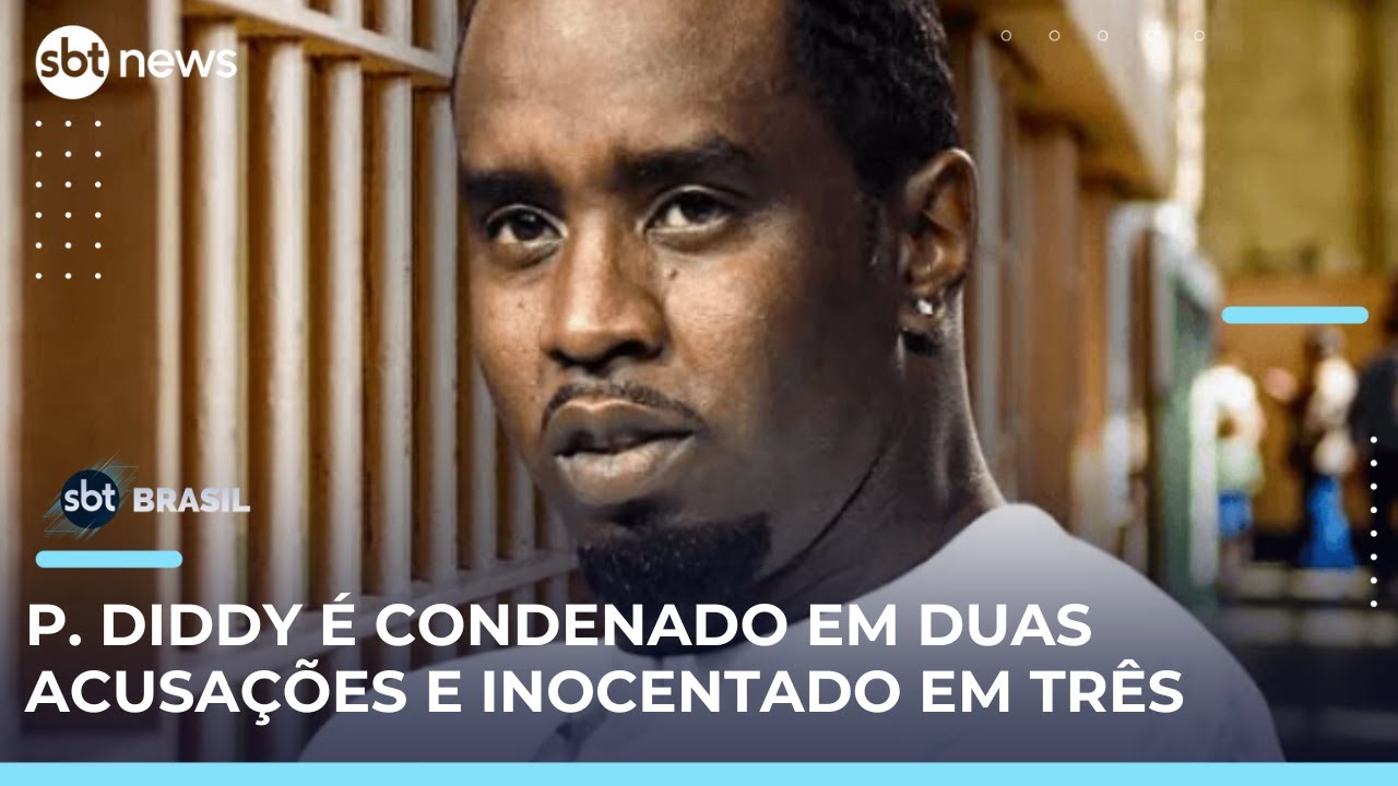 Caso P Diddy rapper é considerado culpado de crimes relacionados à prostituição | SBTBrasil