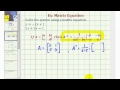 Matrix Operations and Inverses