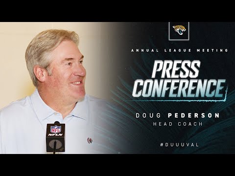 Doug Pederson addresses the media from the Annual League Meeting | Jacksonville Jaguars video clip