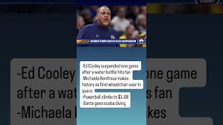 Coach Suspended, Space History & $1.6B Powerball | News in 60 Seconds #nbcnews