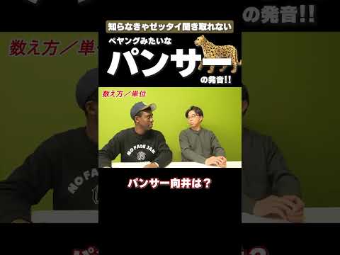 パンサー向井？Panther向井？ #矢作とアイクの英会話 #矢作兼 #アイクぬわら