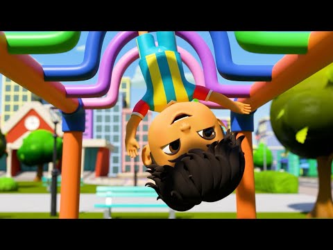 Monkey Bars Madness | Melody Time: Moonbug Kids Songs