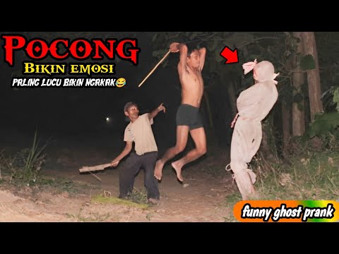 Prank Pocong Bikin Emosi || Auto Jungkir Balik Paling Lucu Bikin Ngakak🤣🤣