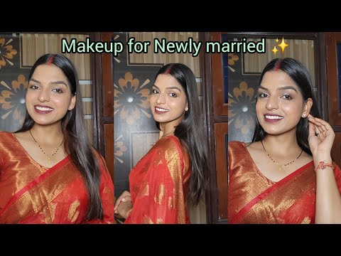 Makeup for Newly married ✨️ 💕
