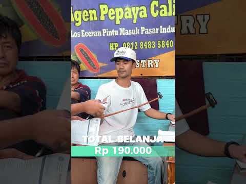 untuk buah buahan kita belanja masih cari aman.