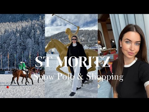 Come To St Moritz With Me | Snow Polo, Shopping, Unboxing | Emma Miller