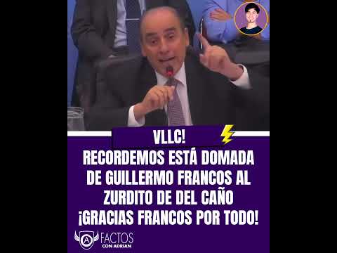 RENUNCIÓ GUILLERMO FRANCOS Y NO NOS PODEMOS OLVIDAR DE ESTA DOMADA A UN ZURDO #javiermilei