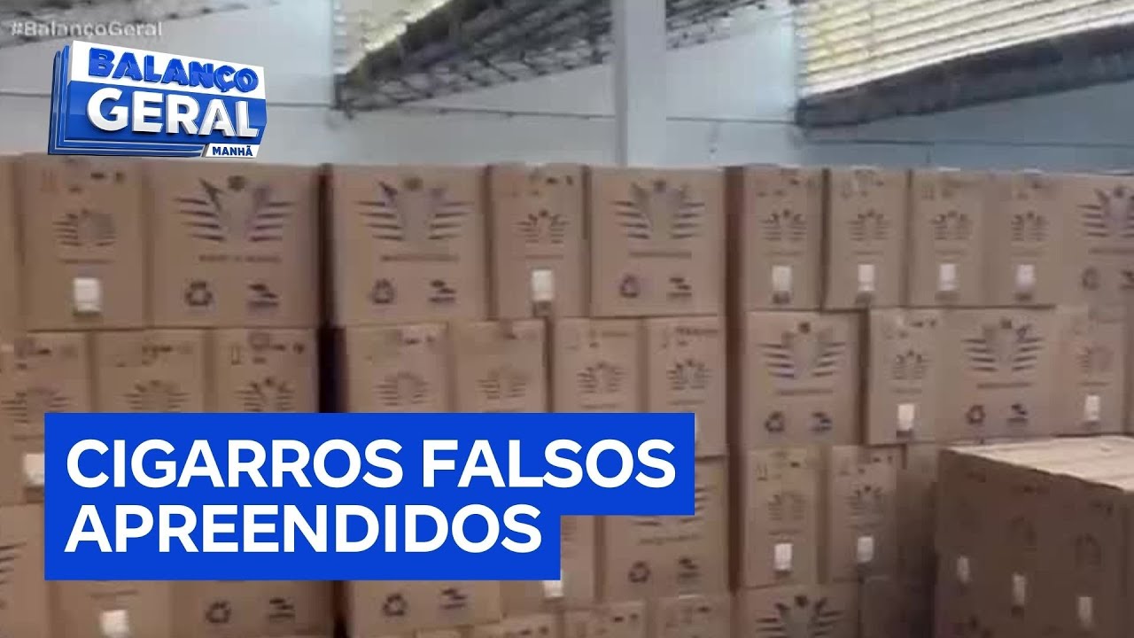 Operação em Pernambuco termina com a maior apreensão de cigarros falsos no país