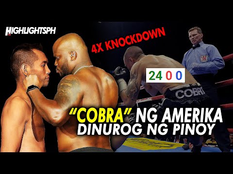 🔴 COBRA NG AMERIKA DINUROG NG PINOY! ROUND 1 PALANG GUMAPANG NA!