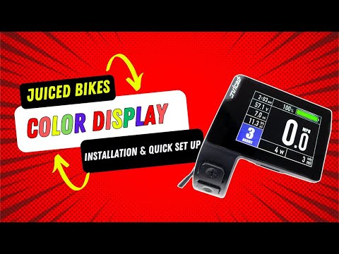 Juiced Bikes Color Display Install & Quick Set Up