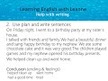 Recount Writing and Noun Groups