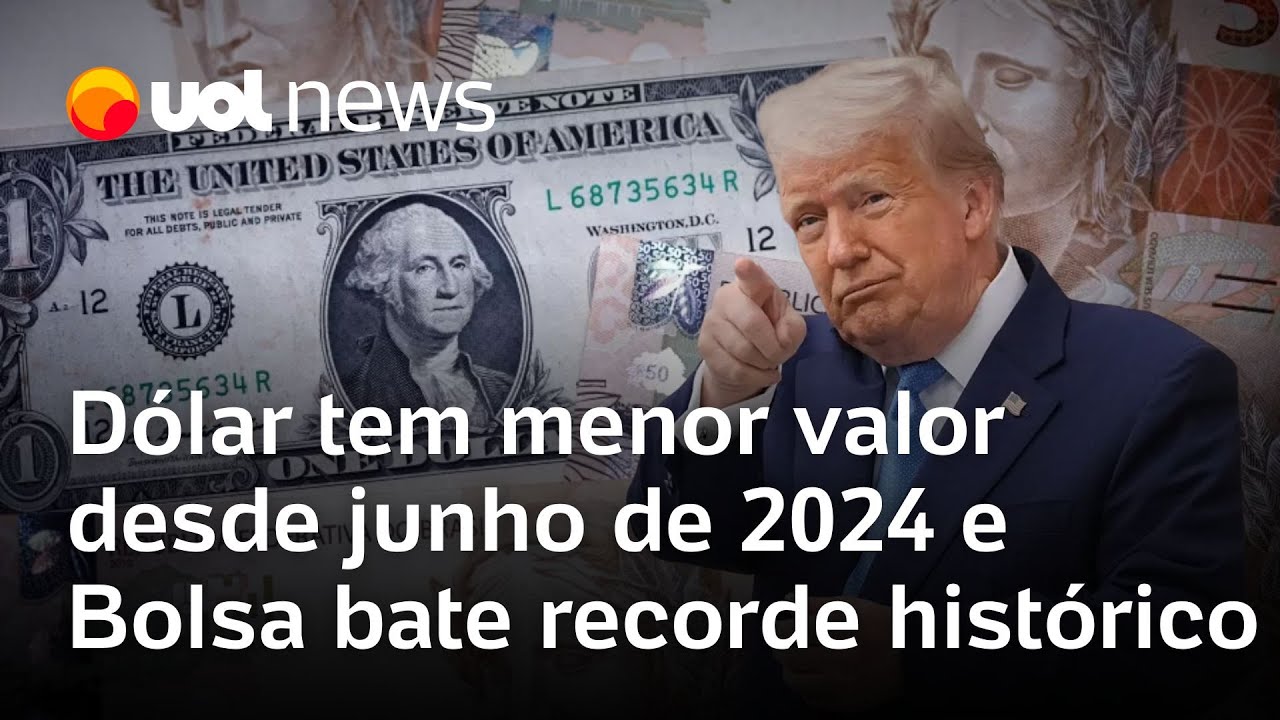 Dólar tem menor valor em mais de 1 ano e Bolsa atinge o maior nível da história