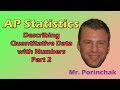 Statistical Measures and Data Analysis