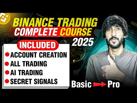 Binance Trading , Binance full Course 2025 , Binance trading for beginners ,