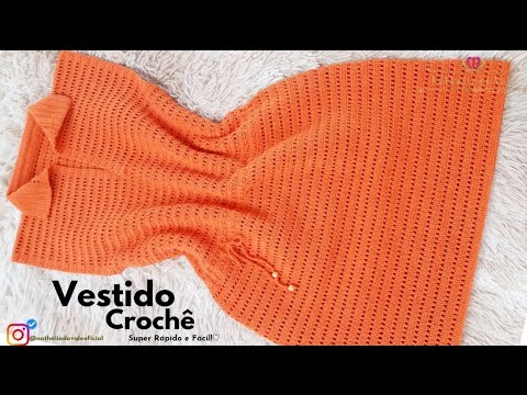 Vestido de Crochê passo a passo