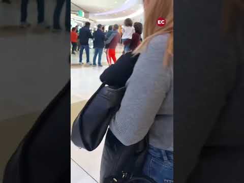 Una piara de jabalíes se cuela en un centro comercial de Fuengirola