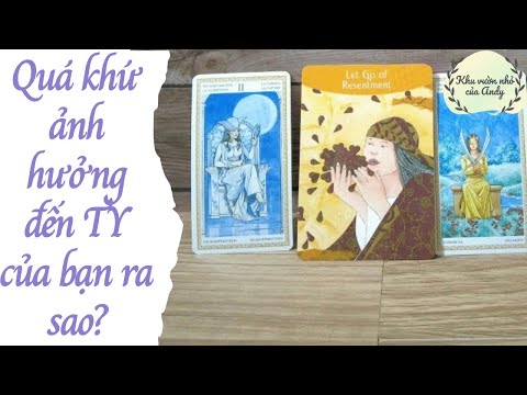 Quá khứ/Hiện tại ảnh hưởng đến TY của bạn ra sao? | Trải bài tarot | Khu vườn Andy