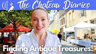 Brocanting in France | Antique Linens, a Bed Crown, Silver & More! 🇫🇷🔍