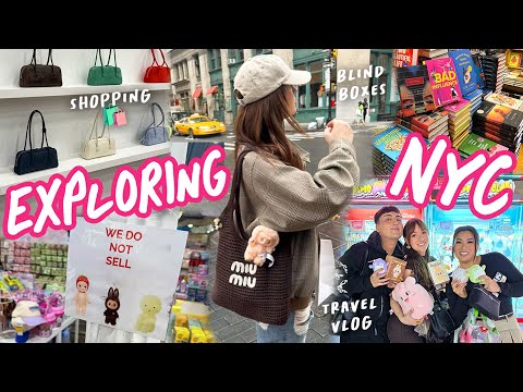 Trying Trendy Places in NYC!!  Viral Food, Thrift Shops, and Traveling Home!!