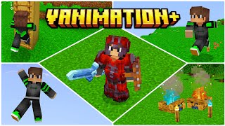 PLAYER ANIMATIONS + OVERHAUL PACK Free Satu Ini Patut Kalian Coba Buat Di Survival Minecraft