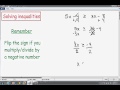 Solving Linear Inequalities