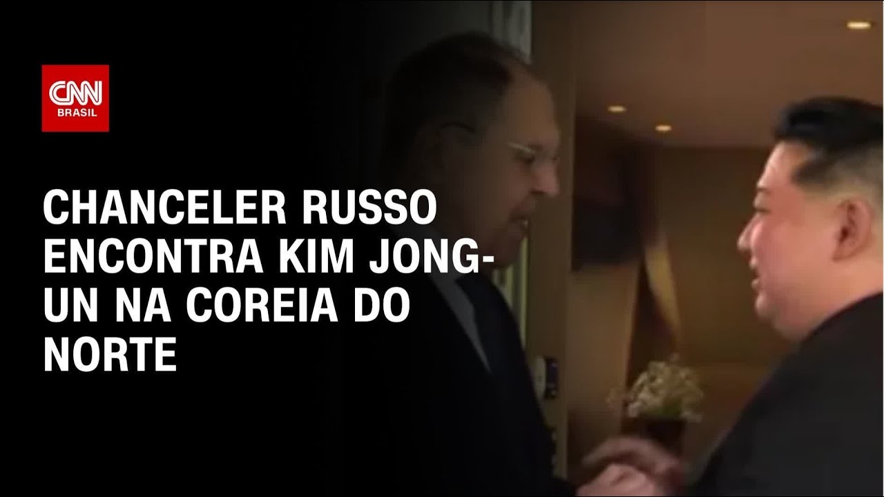 Chanceler da Rússia encontra Kim Jong un em viagem à Coreia do Norte | CNN PRIME TIME