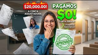CONTA DE $20.000 ZERADA! Como não pagamos nada no Hospital dos EUA