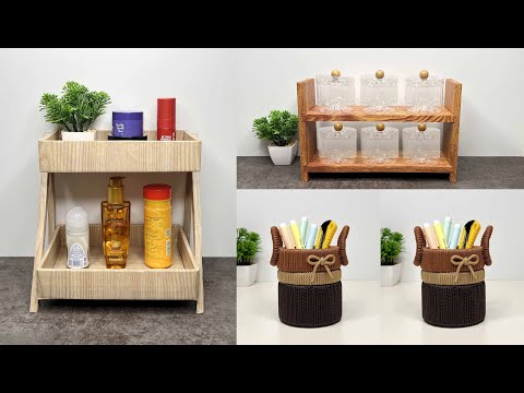 Ide Kreatif dekorasi rumah dari barang bekas || Crafts for home decor with waste materials