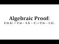 Understanding Binomial Identity Proof